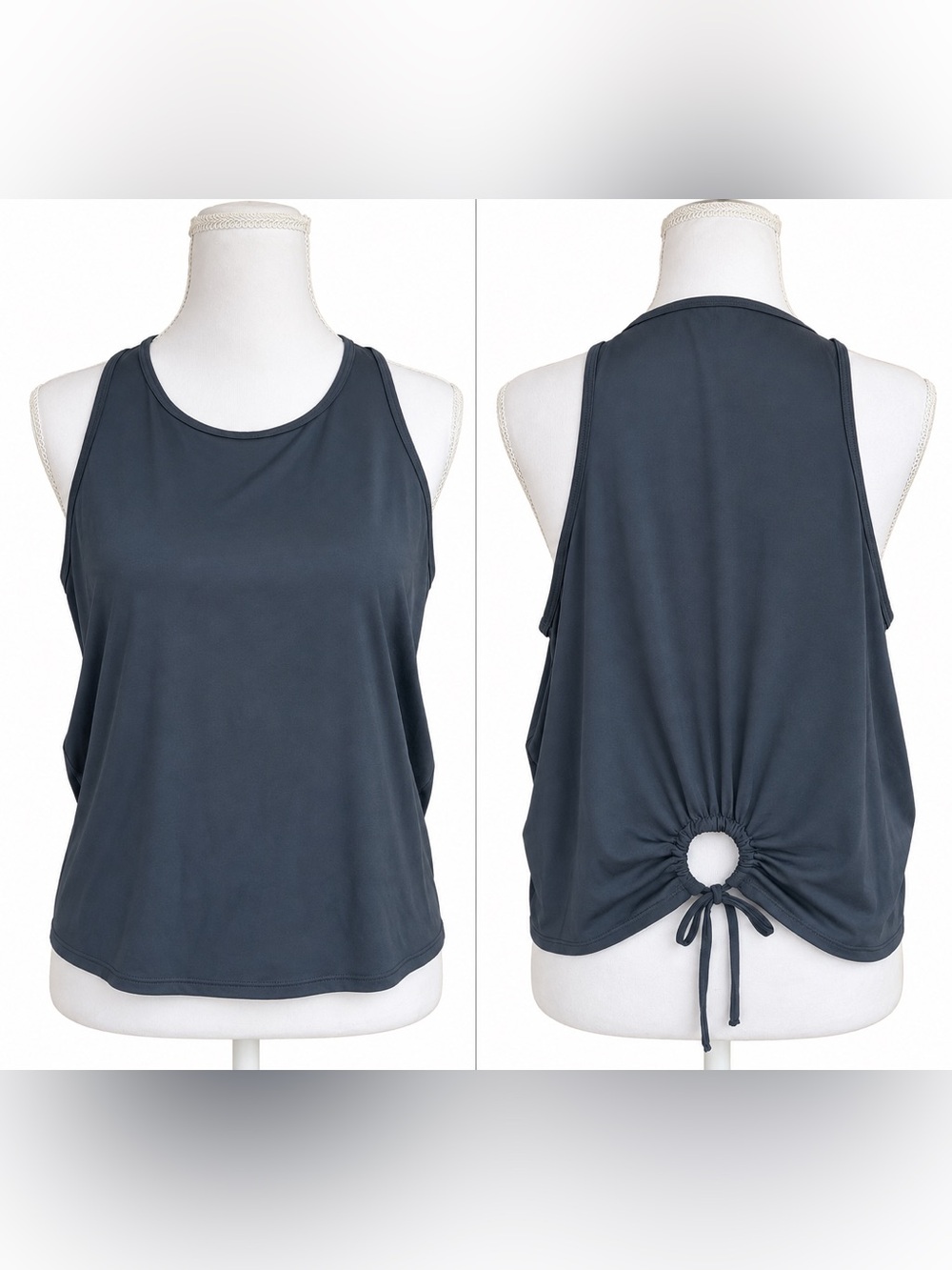SPANX Butter Keyhole Tank in Dark Storm